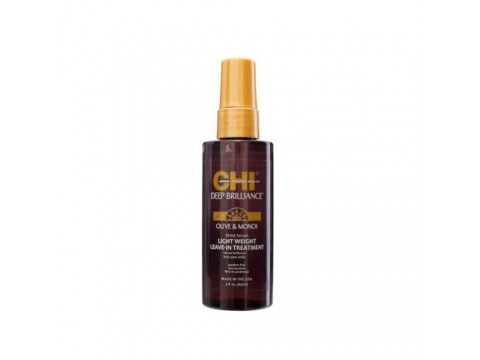 CHI Deep Brilliance Olive&Monoi Nenuskalaujamas Plaukų Serumas, 89 ml CHI Deep Brilliance Olive&Monoi Nenuskalaujamas Plaukų Serumas, 89 ml